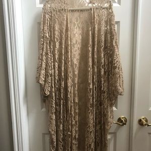 Lace kimono